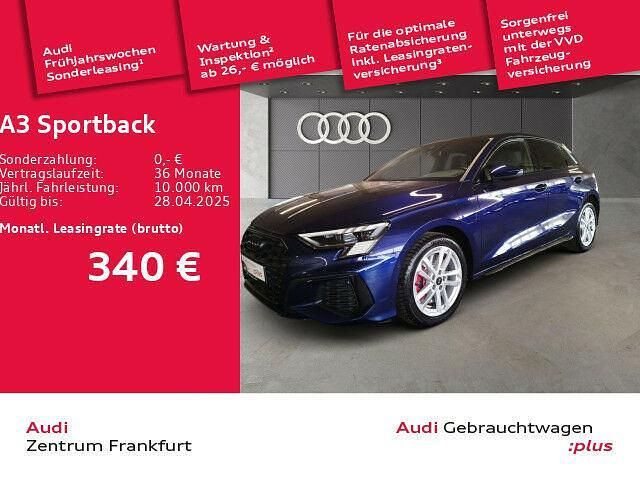 Blau Gebraucht 2024 Audi A3 S-Line Limousine | 40.950 € (Teuer) - Bild 1/1