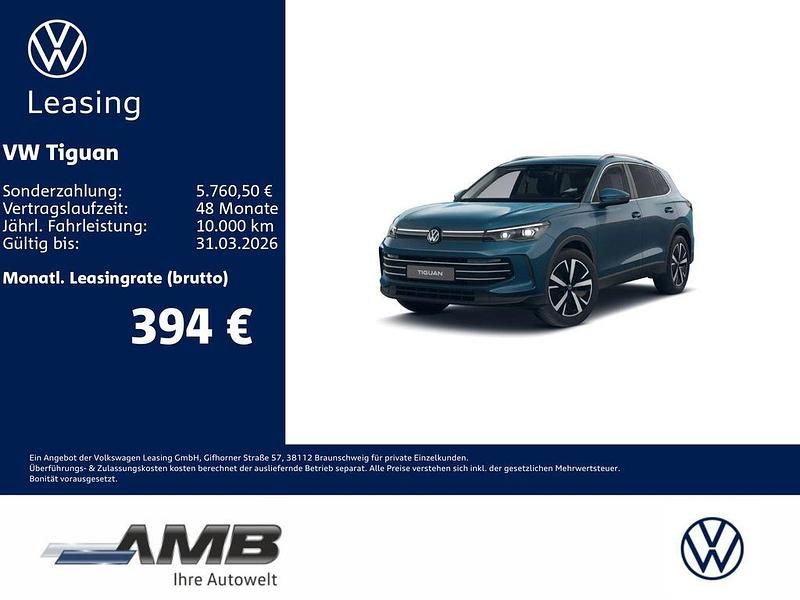 Neu VW Tiguan Elegance 150 PS (110 kW) 2025 Blau SUV