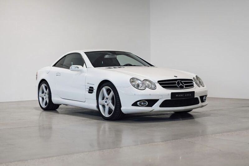 Alabasterweiss unilack Gebraucht 2007 Mercedes SL55 AMG AMG Cabrio | 52.900 € (Guter Preis) - Bild 1/4