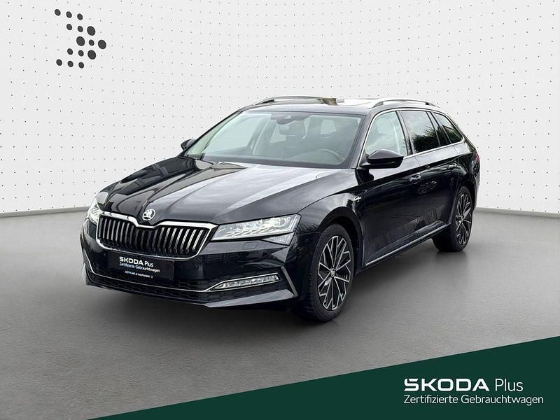 Schwarz Gebraucht 2021 Skoda Superb LAURIN & KLEMENT Kombi | 32.430 € (Fairer Preis) - Bild 1/4