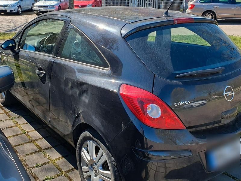 Gebraucht Opel Corsa 60 PS (44 kW) 2009 Schwarz Kleinwagen