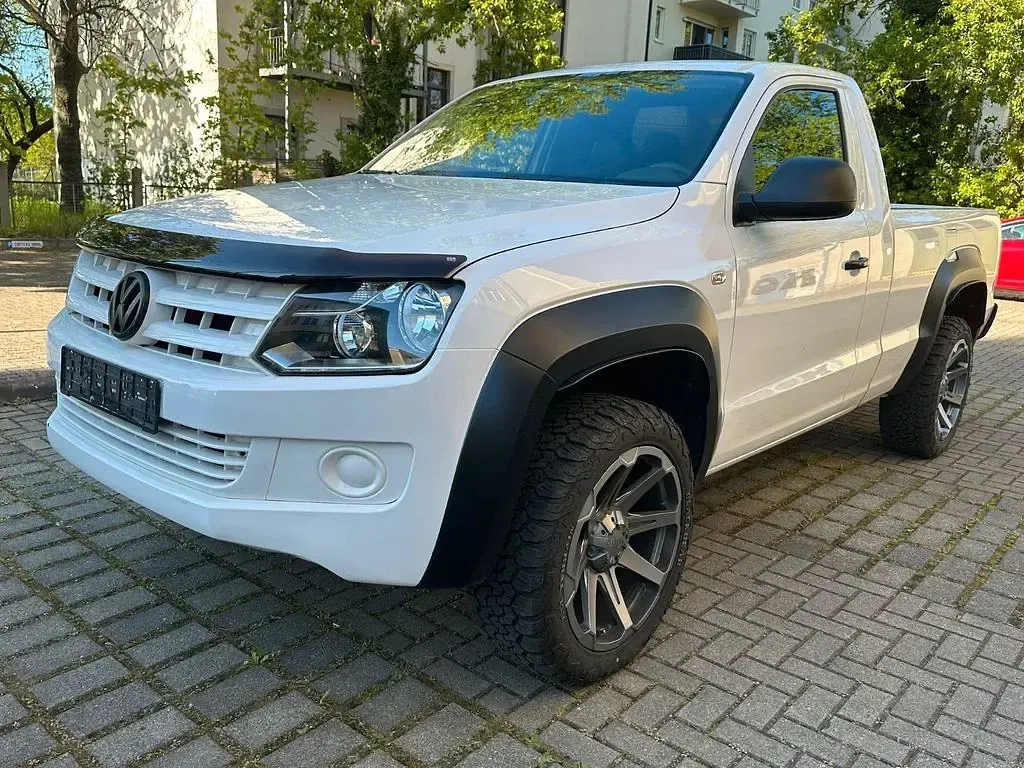 Second-hand VW Amarok 140 CP (102 kW) 2014 Alb Pickup