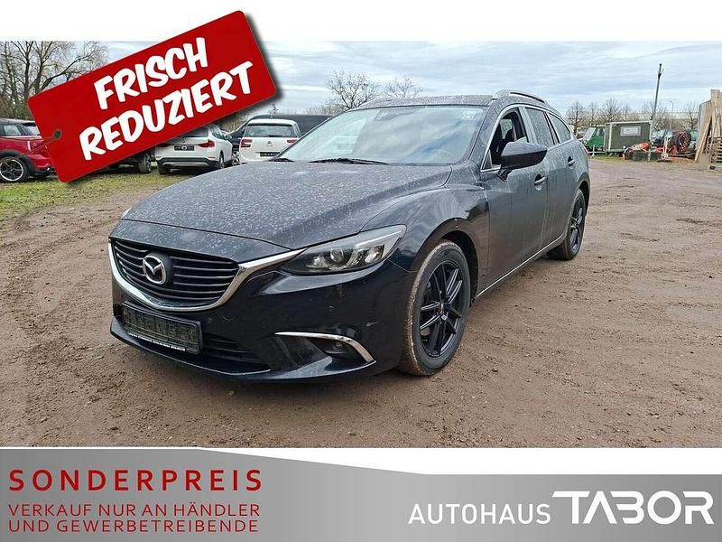 Gebraucht Mazda 6 Exclusive-Line 150 PS (110 kW) 2016 Onyxschwarz metallic Kombi