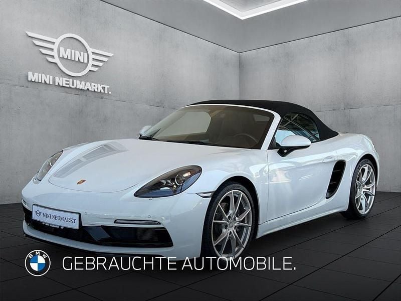 Pure white Gebraucht 2019 Porsche 718 Boxster Cabrio | 61.840 € (Fairer Preis) - Bild 1/4