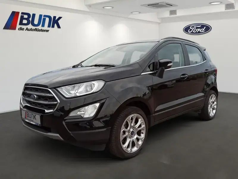 Obsidianschwarz Gebraucht 2022 Ford Ecosport Titanium SUV | 19.990 € (Fairer Preis) - Bild 1/4