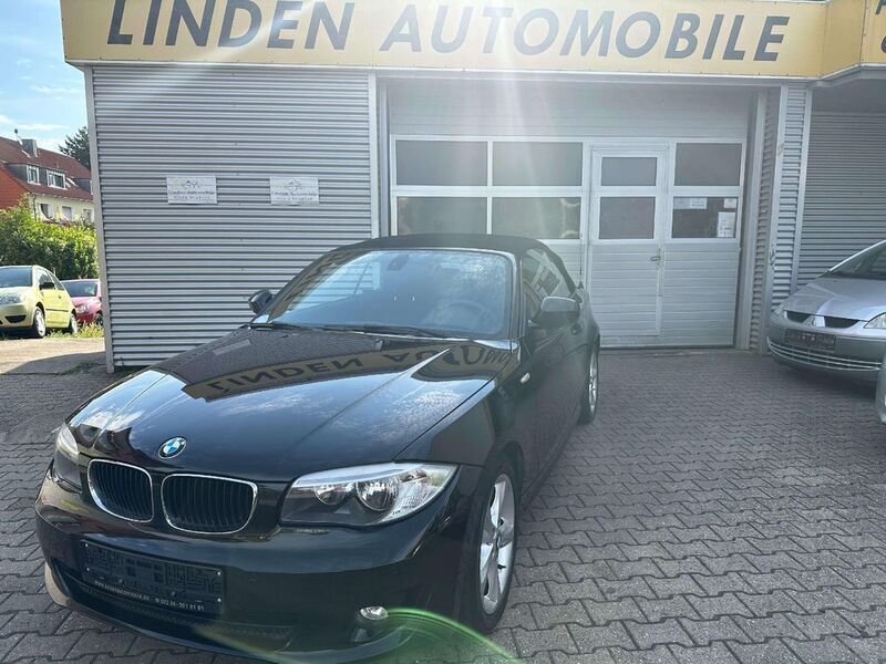 Schwarz Gebraucht 2012 BMW 118 Cabriolet Advantage Cabrio | 8.550 € - Bild 1/4