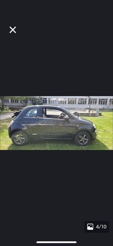 Gebraucht Fiat 500C 69 PS (50 kW) 2012 Schwarz Cabrio
