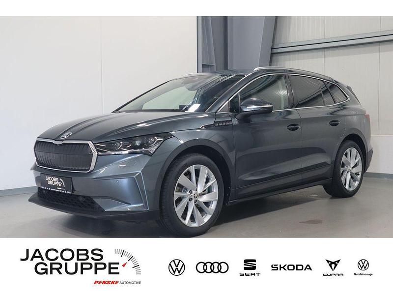 Grau Gebraucht 2021 Skoda Enyaq iV Suite SUV | 29.985 € (Fairer Preis) - Bild 1/4