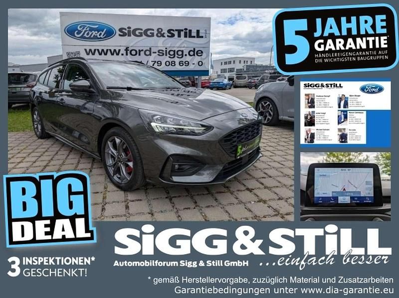 Magneticgrau (metallic) Gebraucht 2022 Ford Focus ST-Line Kombi | 18.450 € (Superpreis) - Bild 1/4