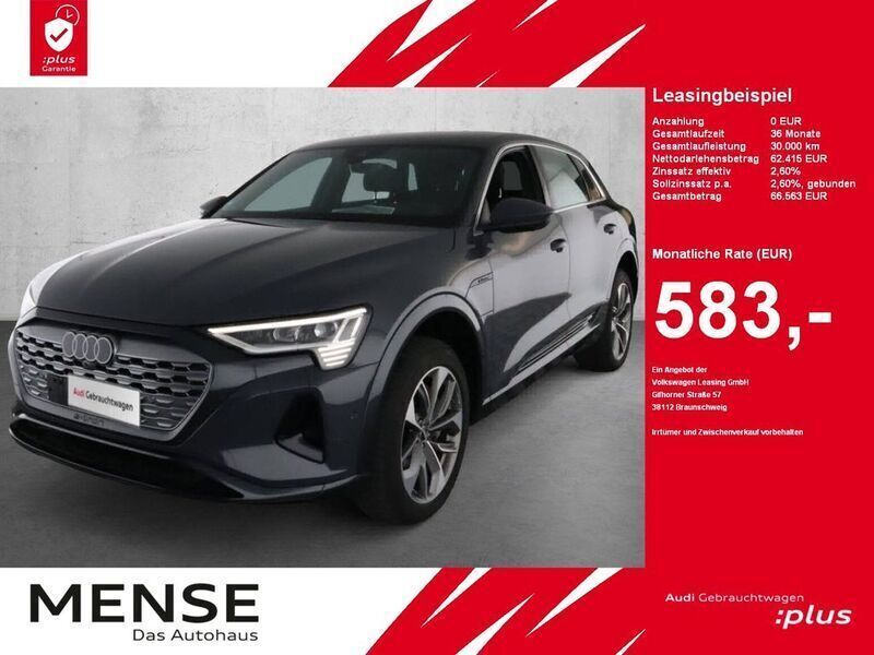 Magnetgrau Gebraucht 2024 Audi Q8 e-tron Advanced Plus SUV | 62.415 € (Etwas zu teuer) - Bild 1/4