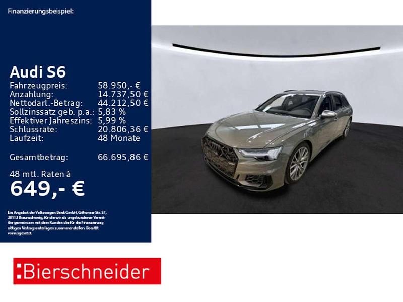 Grau Gebraucht 2024 Audi S6 Sport Kombi | 58.950 € - Bild 1/3