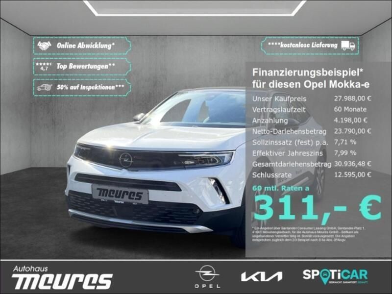 Weiß Gebraucht 2023 Opel Mokka-e Elegance SUV | 23.888 € (Etwas zu teuer) - Bild 1/3