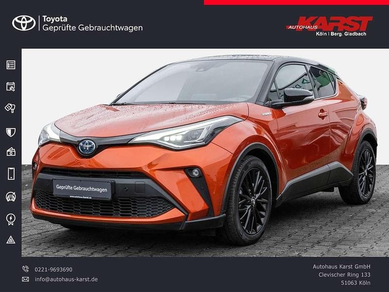 Infernoorange metallic / dach schwarz Gebraucht 2020 Toyota C-HR Basis SUV | 22.895 € (Fairer Preis) - Bild 1/4