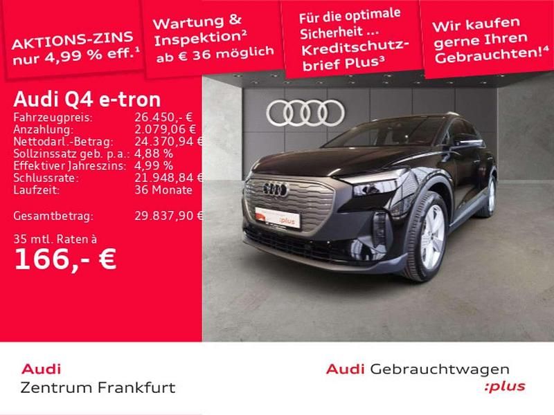 Gebraucht Audi Q4 e-tron Advanced 150 kW (204 PS) 2022 Schwarz SUV