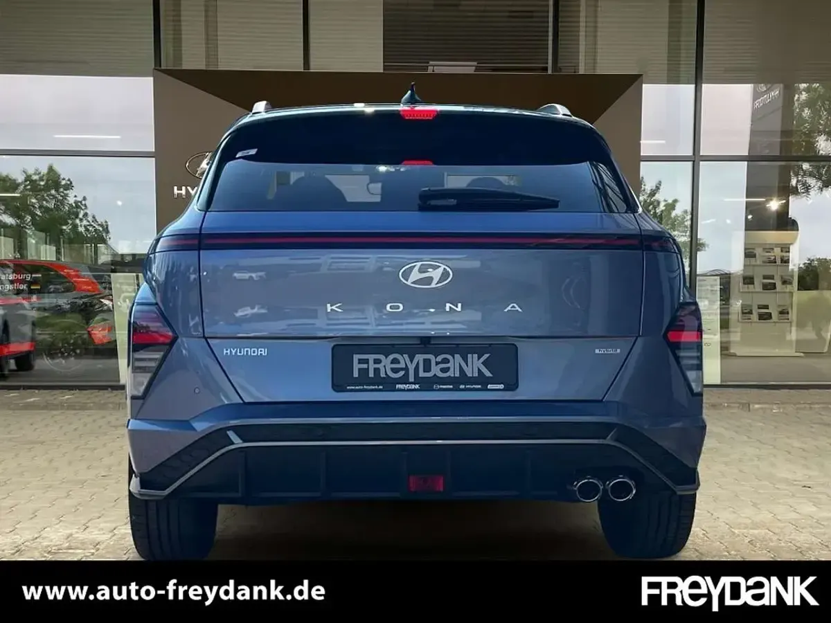 Gebraucht Hyundai Kona N Line 141 PS (103 kW) 2025 Meta blue / abyss black SUV