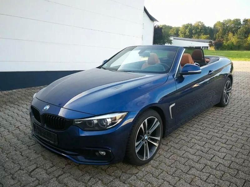 Blau Gebraucht 2019 BMW 420 Advantage Cabrio | 22.900 € (Fairer Preis) - Bild 1/4