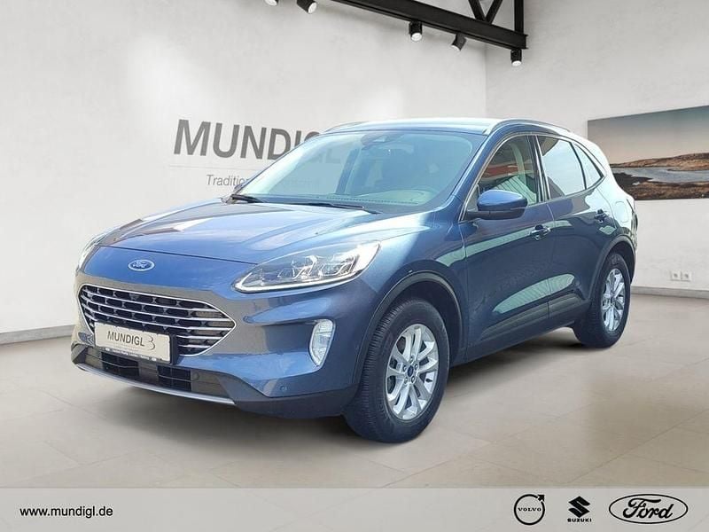 Chromablau metallic Gebraucht 2021 Ford Kuga Titanium X SUV | 24.830 € (Fairer Preis) - Bild 1/4