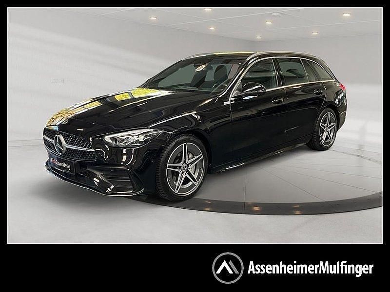 Obsidianschwarz Gebraucht 2024 Mercedes C300 AMG Kombi | 44.596 € (Fairer Preis) - Bild 1/4