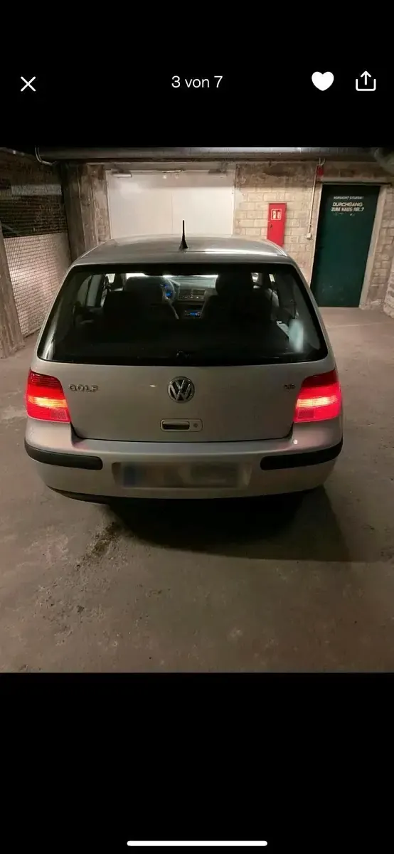 Second-hand VW Golf IV 100 CP (73 kW) 2000 Argintiu Hatchback