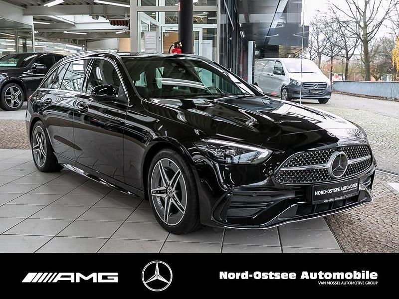Gebraucht Mercedes C300 AMG 258 PS (189 kW) 2025 Obsidianschwarz metallic Kombi