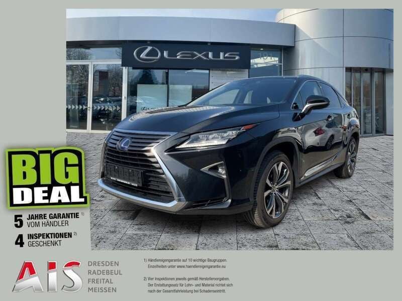 Graphitschwarz Gebraucht 2018 Lexus RX450h Executive Line SUV | 36.990 € (Fairer Preis) - Bild 1/3