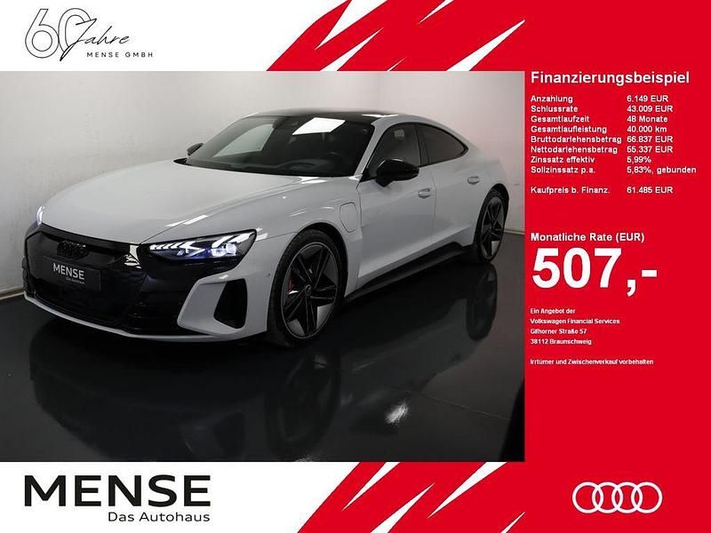 Suzukugrau Gebraucht 2022 Audi e-tron GT quattro Ambiente Limousine | 61.485 € (Fairer Preis) - Bild 1/4