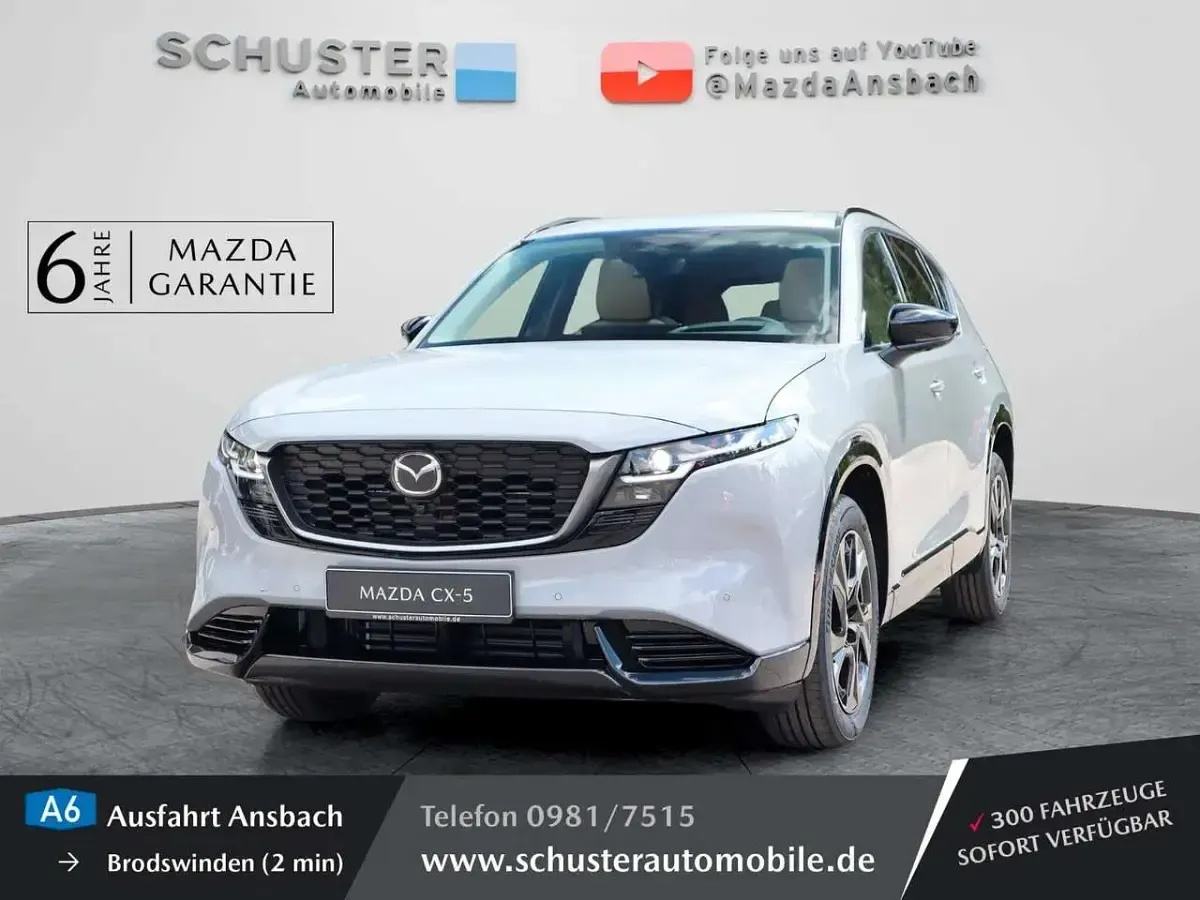 Neu Mazda CX-5 Homura-Line 141 PS (103 kW) 2026 Weiß SUV
