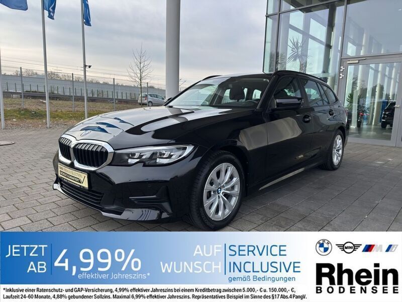 Schwarz Gebraucht 2022 BMW 330 Advantage Kombi | 29.380 € (Guter Preis) - Bild 1/4