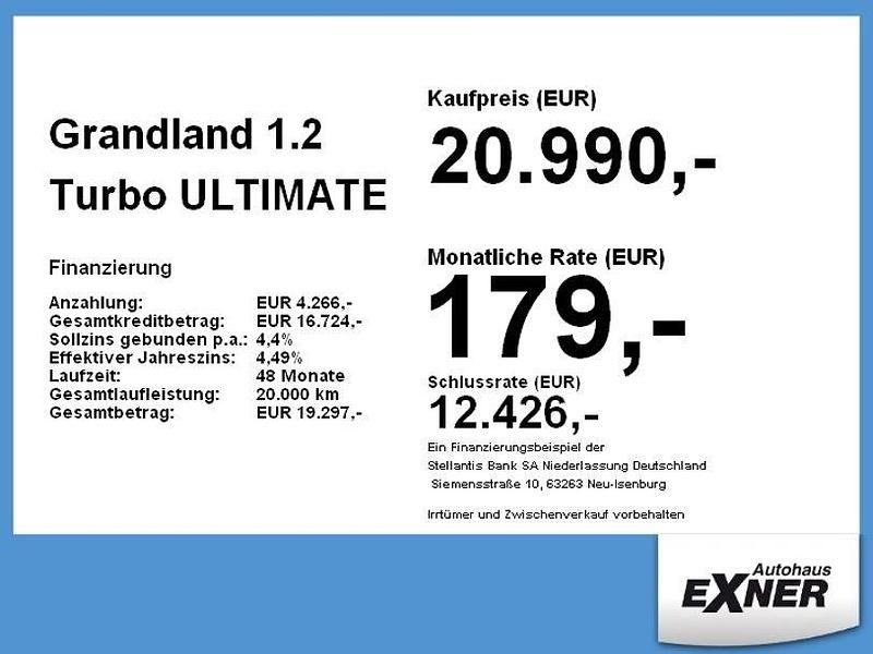 Schwarz Gebraucht 2021 Opel Grandland X Ultimate SUV | 20.990 € (Fairer Preis) - Bild 1/1