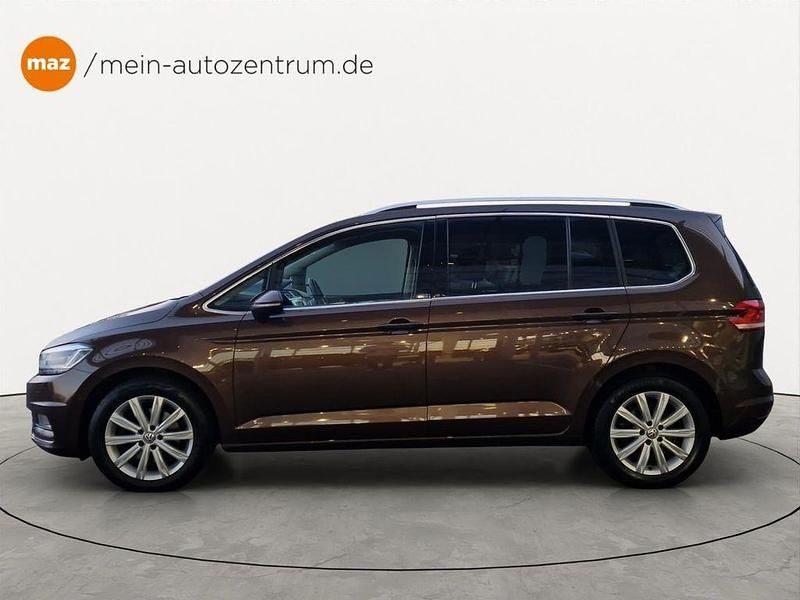 Gebraucht VW Touran Highline 190 PS (139 kW) 2016 Nutshell brown Van / Kleinbus