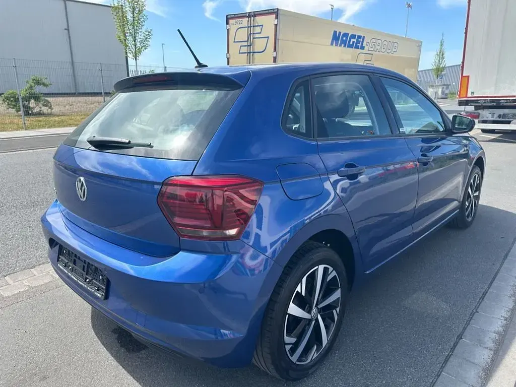 Second-hand VW Polo 95 CP (69 kW) 2019 Albastru Hatchback