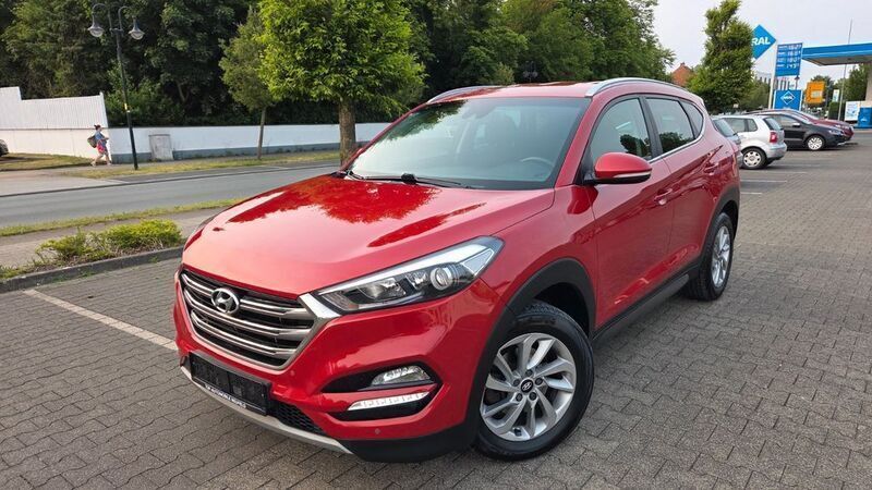 Rot Gebraucht 2017 Hyundai Tucson Style SUV | 16.999 € (Fairer Preis) - Bild 1/4