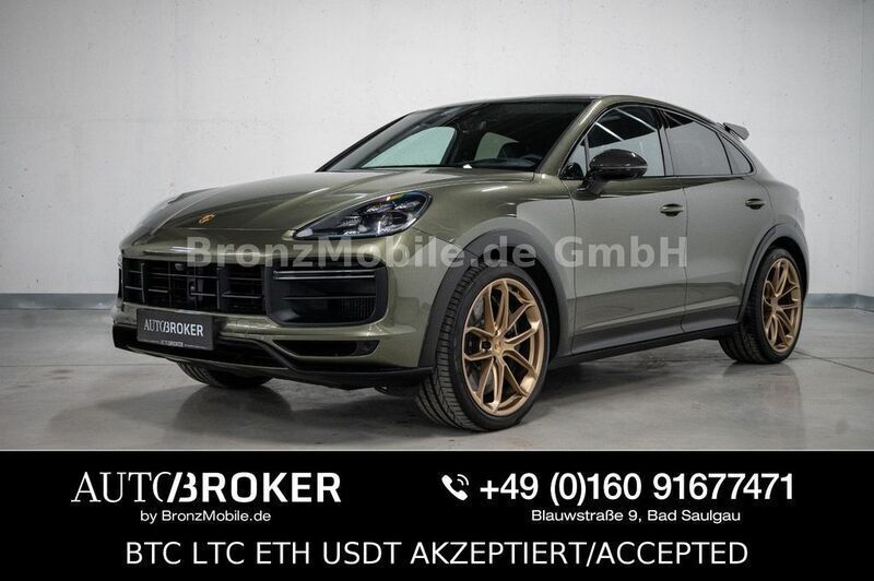 Grün Gebraucht 2022 Porsche Cayenne Turbo GT SUV | 177.310 € - Bild 1/4