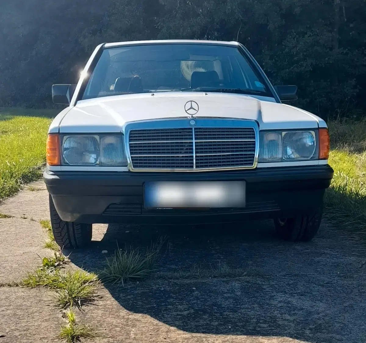 Gebraucht Mercedes 190 90 PS (66 kW) 1987 Weiß Limousine