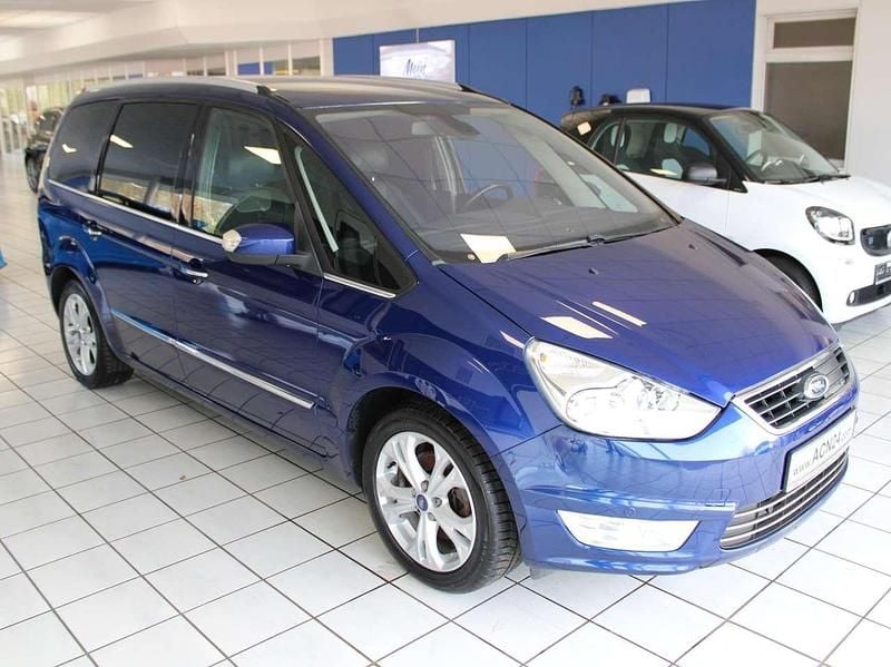 Gebraucht Ford Galaxy Titanium 140 PS (102 kW) 2014 Indicblau metallic Van / Kleinbus