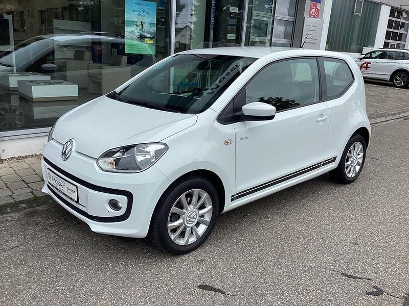 Weiß Gebraucht 2015 VW up! CLUB Kleinwagen | 7.990 € (Teuer) - Bild 1/4