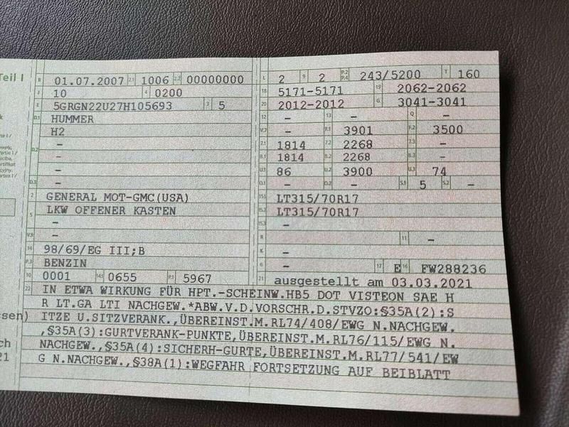 Gebraucht Hummer H2 315 PS (231 kW) 2007 Grün SUV