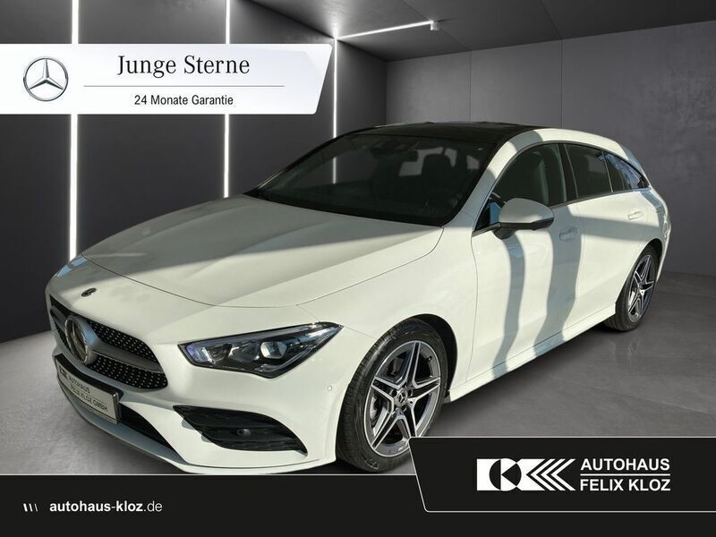Weiß Gebraucht 2023 Mercedes CLA200 Shooting Brake AMG line Kombi | 33.400 € (Fairer Preis) - Bild 1/4