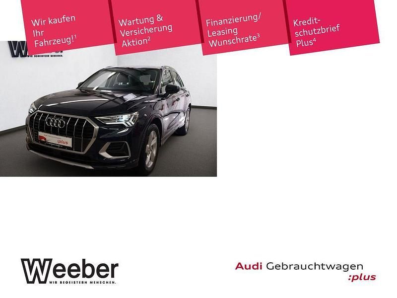 Kosmosblau (metallic) Gebraucht 2020 Audi Q3 Advanced SUV | 29.890 € (Superpreis) - Bild 1/4