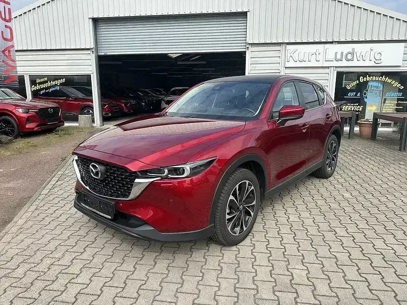 Gebraucht Mazda CX-5 Ad'Vantage 194 PS (142 kW) 2022 Magmarot metallic SUV