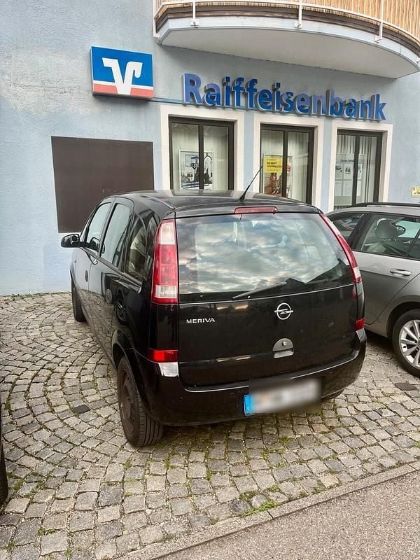 Schwarz Gebraucht 2005 Opel Meriva Van / Kleinbus | 2.800 € (Teuer) - Bild 1/4