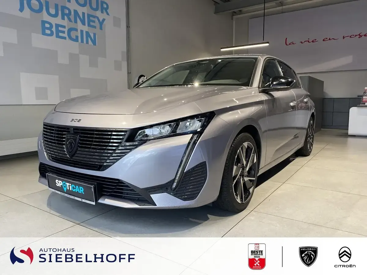 Gebraucht Peugeot 308 Allure 131 PS (96 kW) 2023 Artense silber Limousine