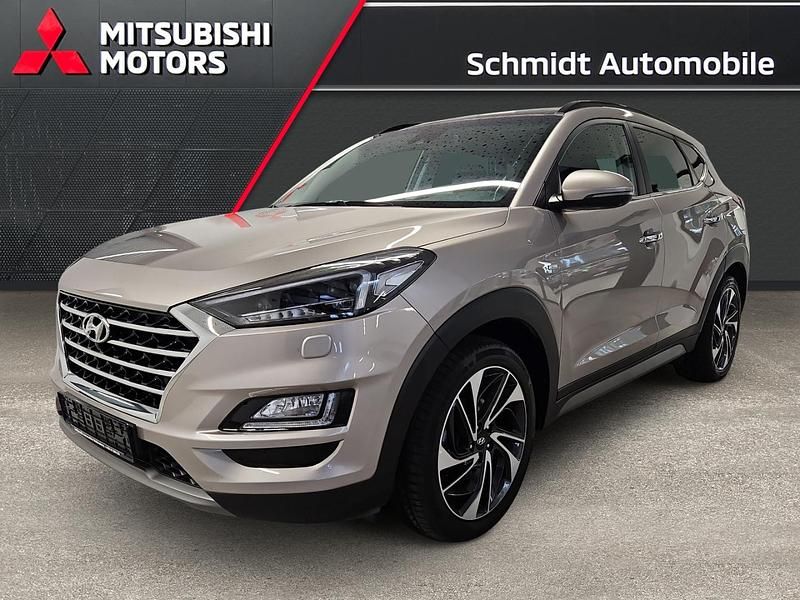 White sand (beige) Gebraucht 2020 Hyundai Tucson Premium SUV | 24.990 € (Fairer Preis) - Bild 1/4