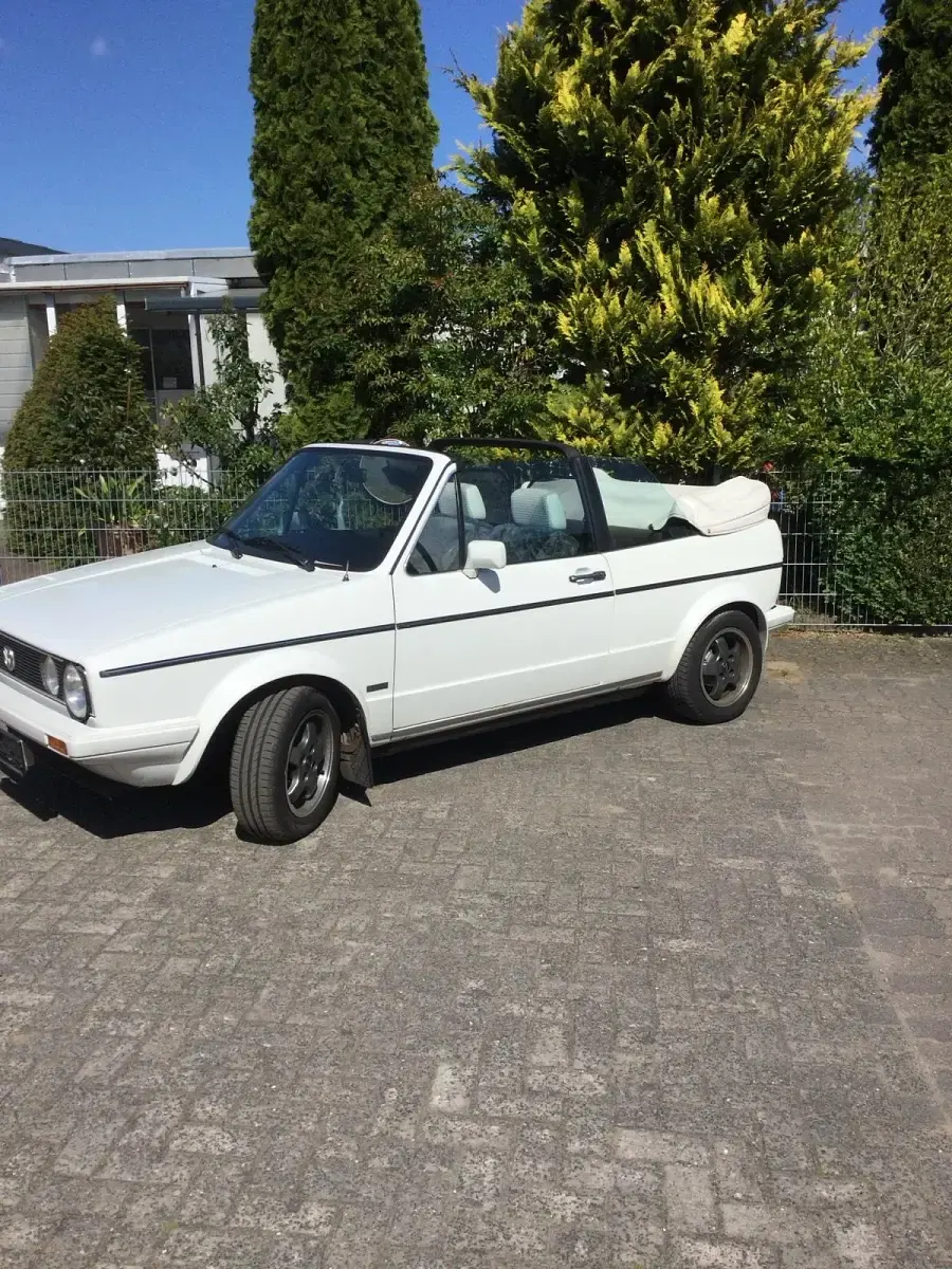 Gebraucht VW Golf Cabriolet 75 PS (55 kW) 1984 Weiß Cabrio