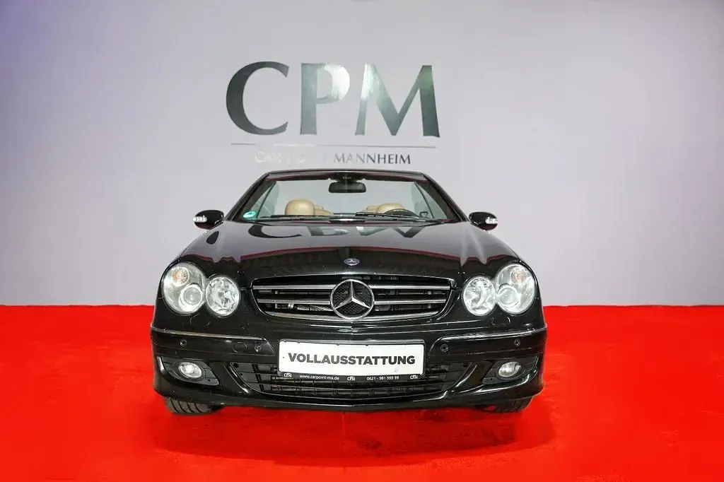 Gebraucht Mercedes CLK200 Avantgarde 184 PS (135 kW) 2007 Schwarz Cabrio