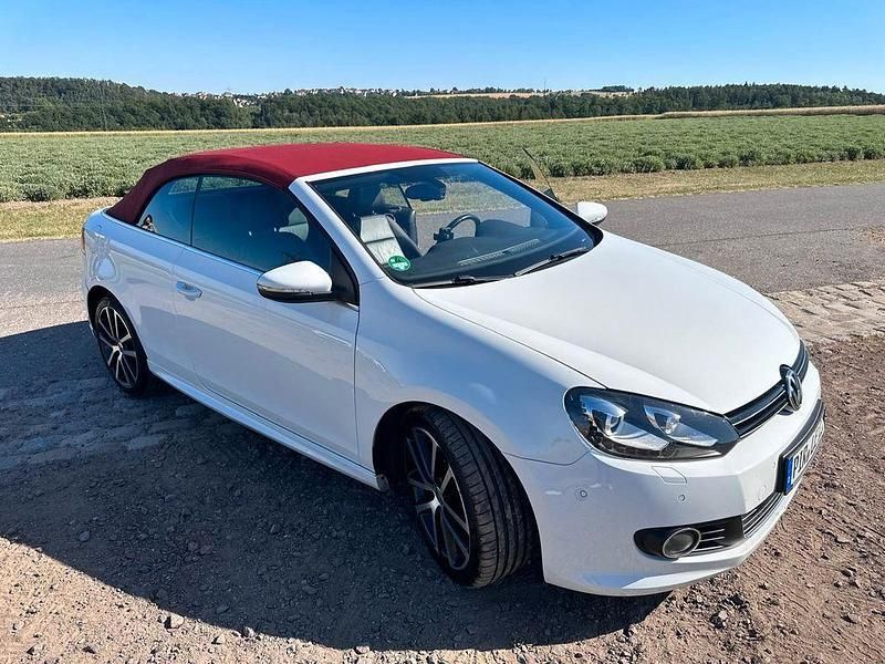 Weiß Gebraucht 2016 VW Golf Cabriolet LOUNGE Cabrio | 14.990 € (Fairer Preis) - Bild 1/4