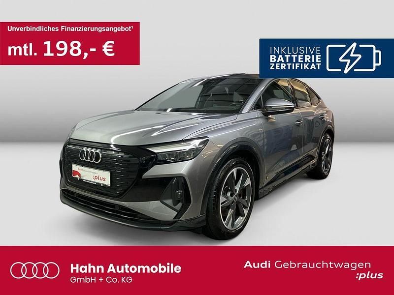 Grau Gebraucht 2022 Audi Q4 Sportback e-tron S-Line SUV | 29.960 € (Superpreis) - Bild 1/3