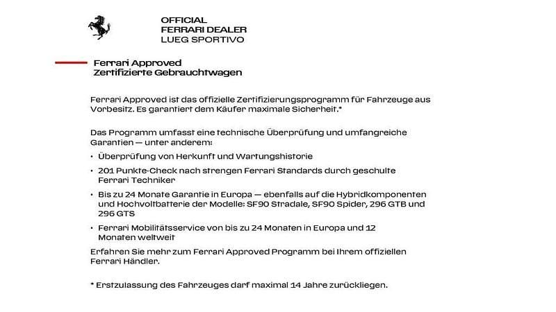 Gebraucht Ferrari Roma 620 PS (456 kW) 2025 Cabrio