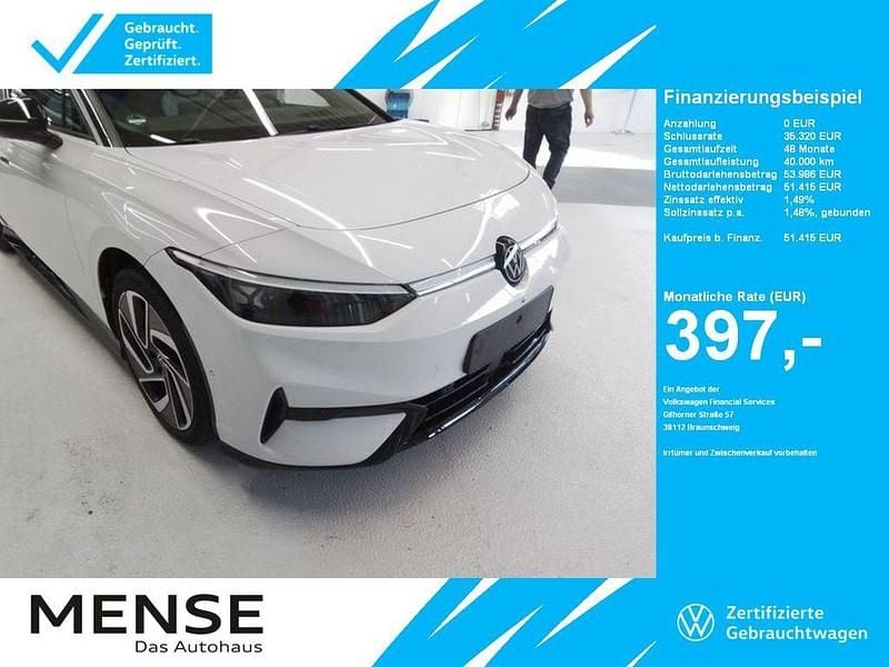 Gletscherweiß Gebraucht 2024 VW ID.7 Pro Limousine | 51.415 € - Bild 1/4