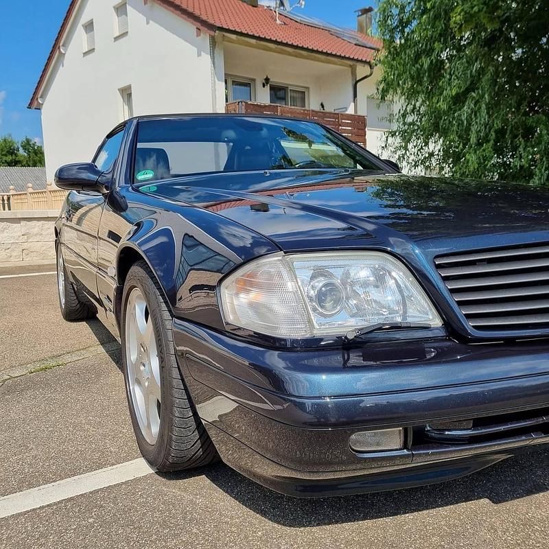 Gebraucht Mercedes SL320 224 PS (164 kW) 2000 Schwarz Cabrio